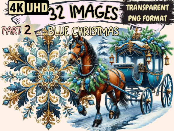 Blue Christmas Clipart P2 Review: Elevating Your Holiday Illustrations