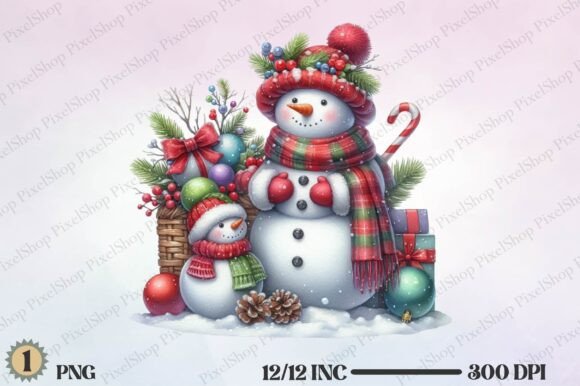 Christmas Festive Snowman: A Brand Designer’s Review for Illustrations