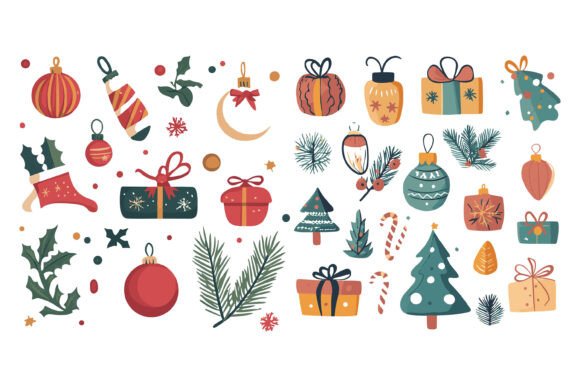 Christmas New Year Background Pattern Review