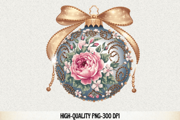 Vintage Christmas Ornaments Clipart, PNG: A Designer’s Review for Seasonal Illustrations
